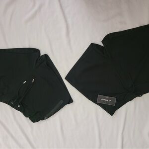 Black Drawstring Shorts